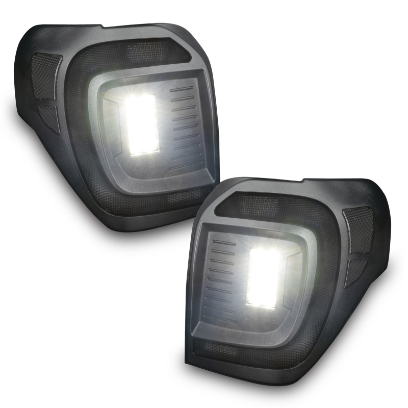 Toyota 4Runner LED Tail Lights - ORACLE Lighting - Black Series Lensless Flush Style - Black - `14-`23